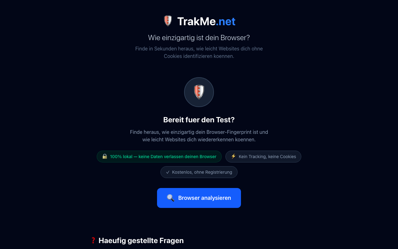 Vorschau von TrakMe.net